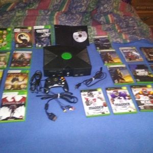 Orignal xbox and games for xbox and xbox360